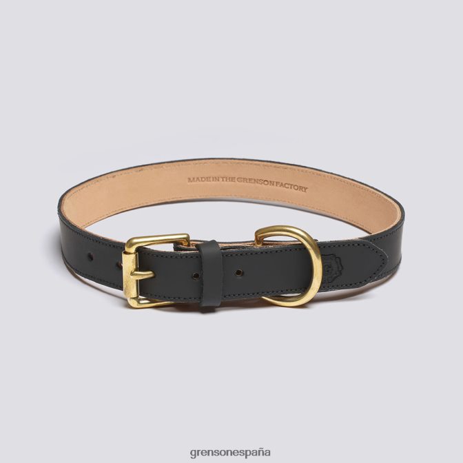 Grenson unisexo collar de perro grande negro PB0FB545 accesorios para perros