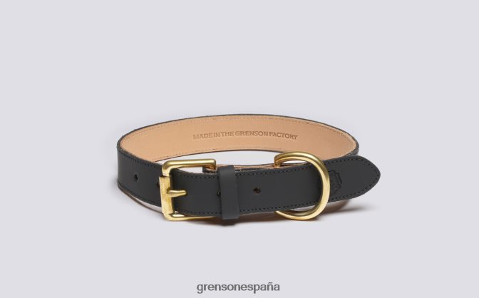 Grenson unisexo collar de perro mediano negro PB0FB547 accesorios para perros