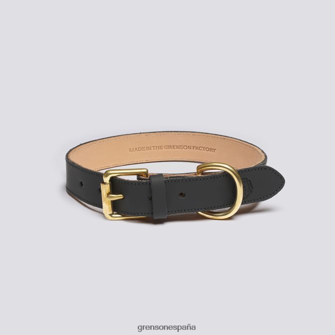 Grenson unisexo collar de perro mediano negro PB0FB547 accesorios para perros