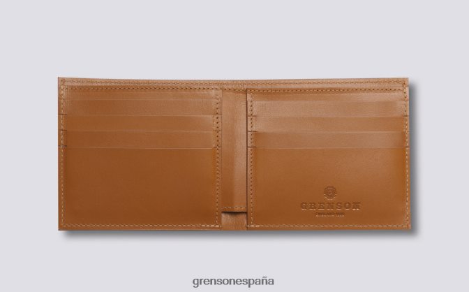 Grenson unisexo billetera de dos pliegues broncearse PB0FB522 accesorios