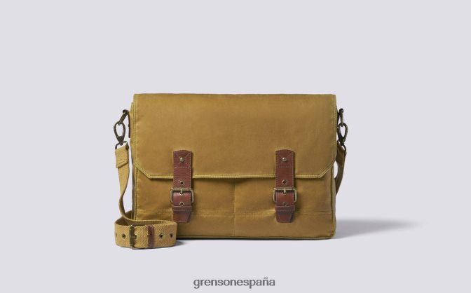 Grenson unisexo bolsa de mensajero caqui PB0FB510 accesorios