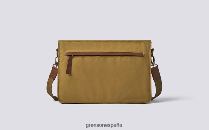 Grenson unisexo bolsa de mensajero caqui PB0FB510 accesorios