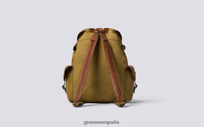 Grenson unisexo mochila grande caqui PB0FB511 accesorios
