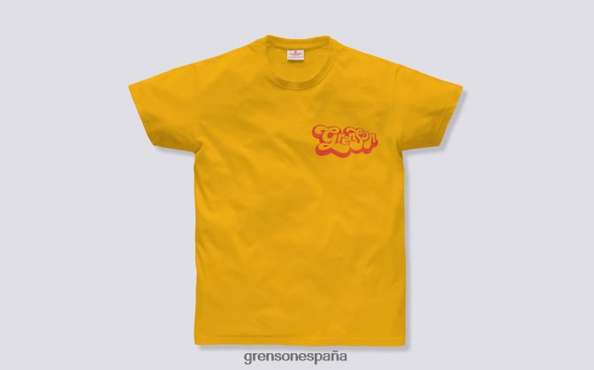 Grenson unisexo camiseta con guion amarillo PB0FB525 ropa
