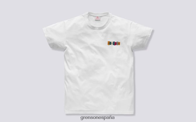 Grenson unisexo camiseta con múltiples bloques blanco PB0FB528 ropa