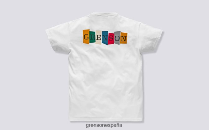 Grenson unisexo camiseta con múltiples bloques blanco PB0FB528 ropa