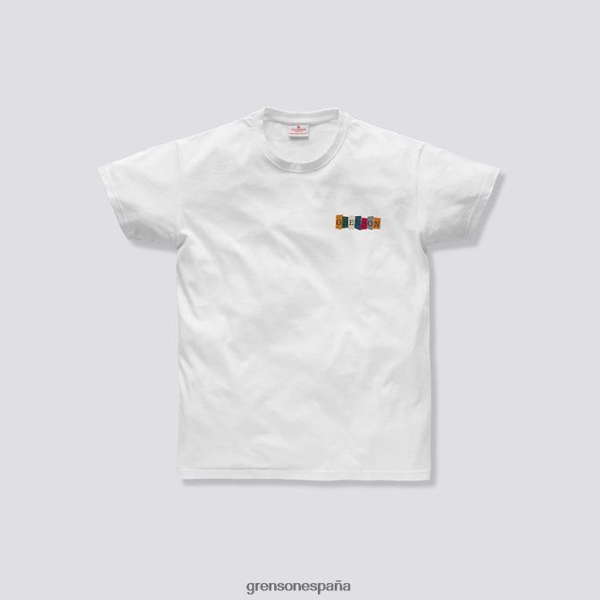 Grenson unisexo camiseta con múltiples bloques blanco PB0FB528 ropa