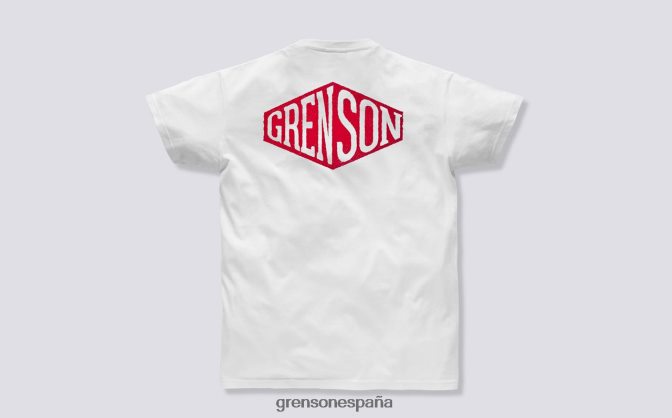 Grenson unisexo camiseta de caja blanco PB0FB529 ropa