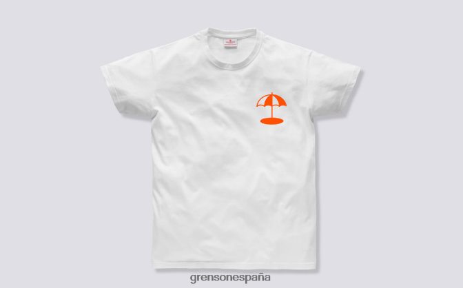 Grenson unisexo camiseta de verano blanco PB0FB526 ropa