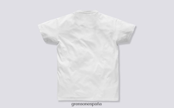 Grenson unisexo camiseta de verano blanco PB0FB526 ropa