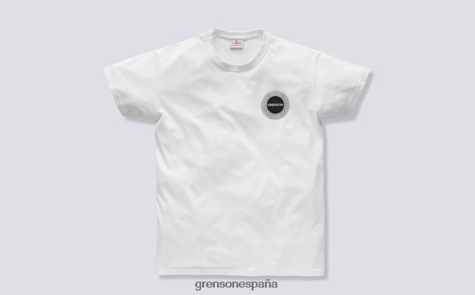 Grenson unisexo camiseta rayos de sol blanco PB0FB530 ropa