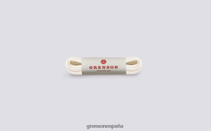 Grenson unisexo cordones de zapatillas planas blanco PB0FB422 accesorios