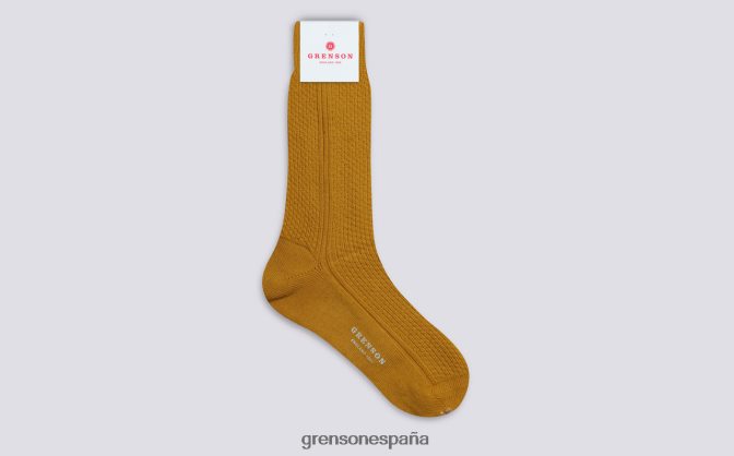 Grenson mujer calcetín de alpaca amarillo PB0FB502 accesorios
