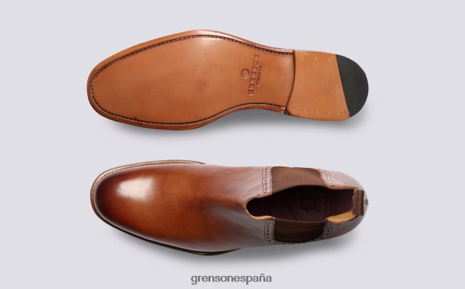 Grenson hombres Howard bronceado pintado a mano PB0FB59 botas