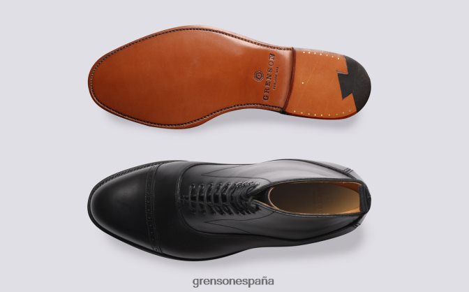 Grenson hombres balmoral negro PB0FB10 botas