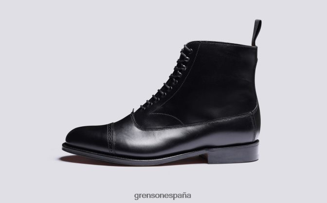 Grenson hombres balmoral negro PB0FB10 botas