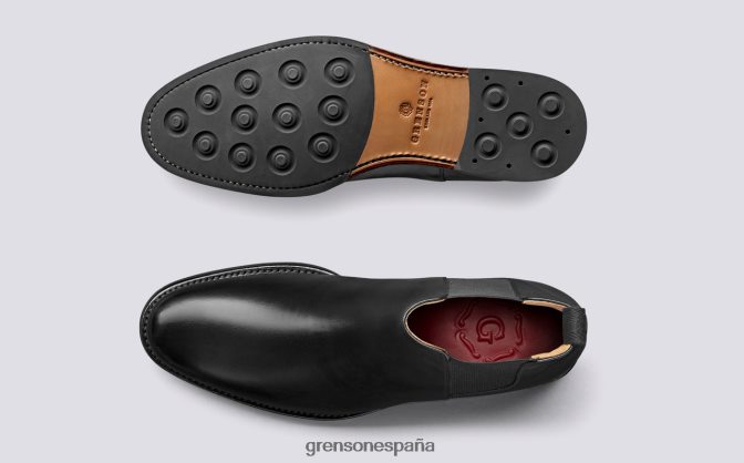 Grenson hombres declan negro PB0FB4 botas
