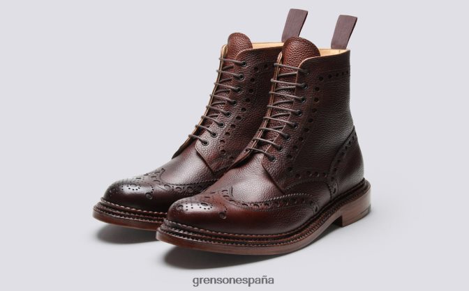 Grenson hombres fred marron oscuro PB0FB36 botas