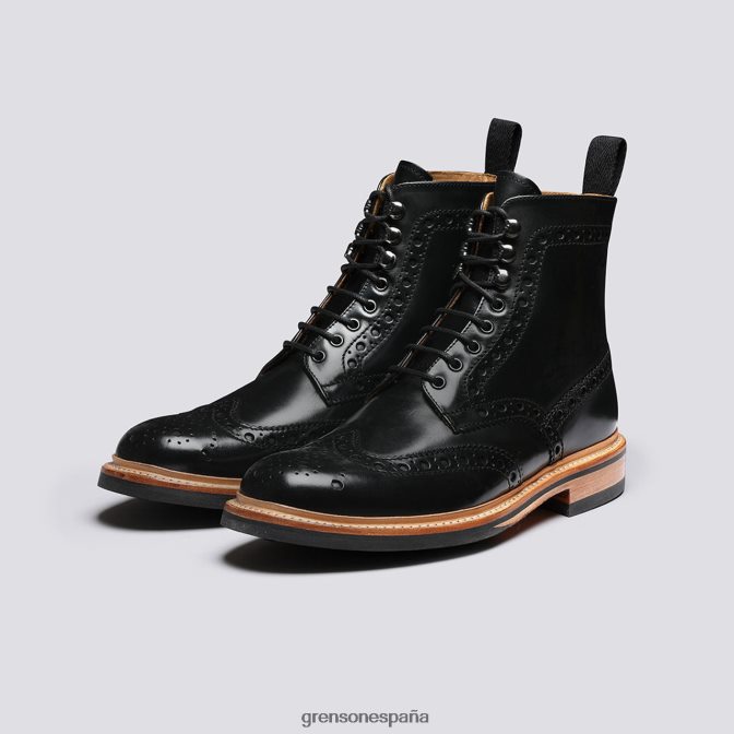 Grenson hombres fred negro PB0FB16 botas