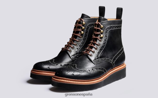 Grenson hombres fred negro PB0FB30 botas