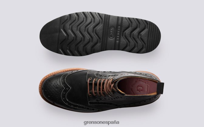 Grenson hombres fred negro PB0FB30 botas