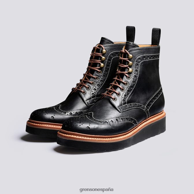 Grenson hombres fred negro PB0FB30 botas