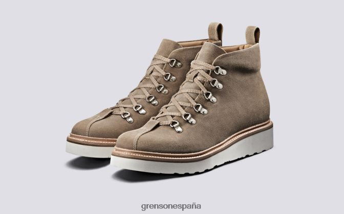 Grenson hombres poli gris pardo PB0FB46 botas
