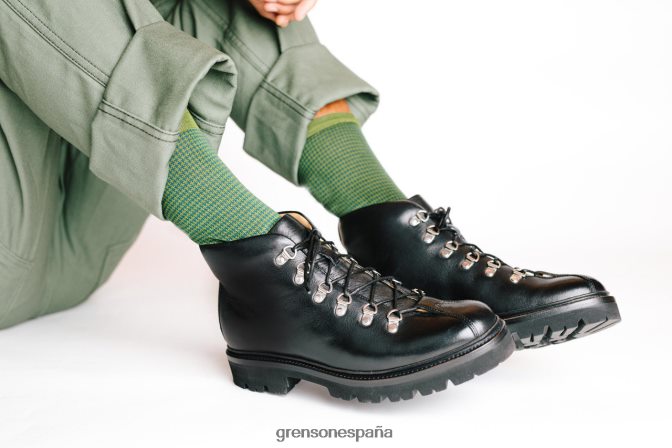 Grenson hombres poli negro PB0FB61 botas