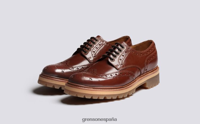 Grenson hombres Archie broncearse PB0FB112 zapatos brogue