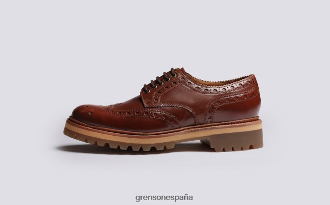 Grenson hombres Archie broncearse PB0FB112 zapatos brogue