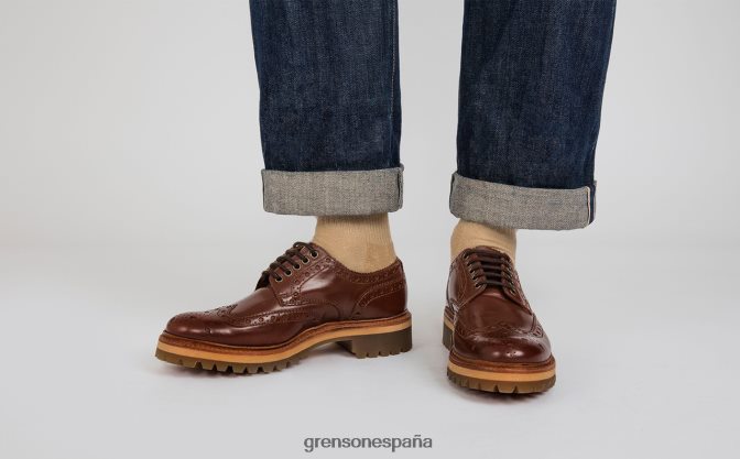 Grenson hombres Archie broncearse PB0FB112 zapatos brogue