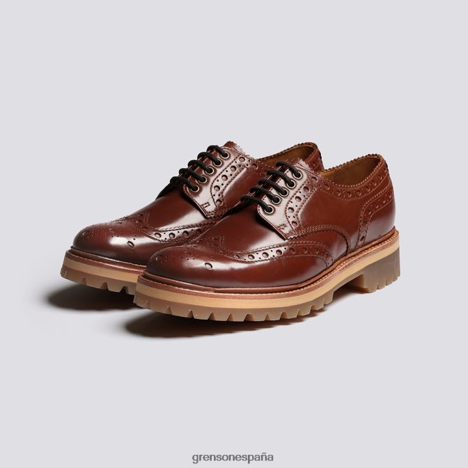Grenson hombres Archie broncearse PB0FB112 zapatos brogue