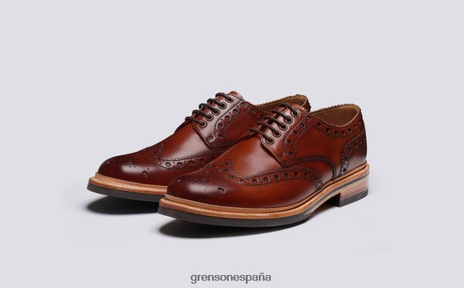 Grenson hombres Archie broncearse PB0FB116 zapatos brogue