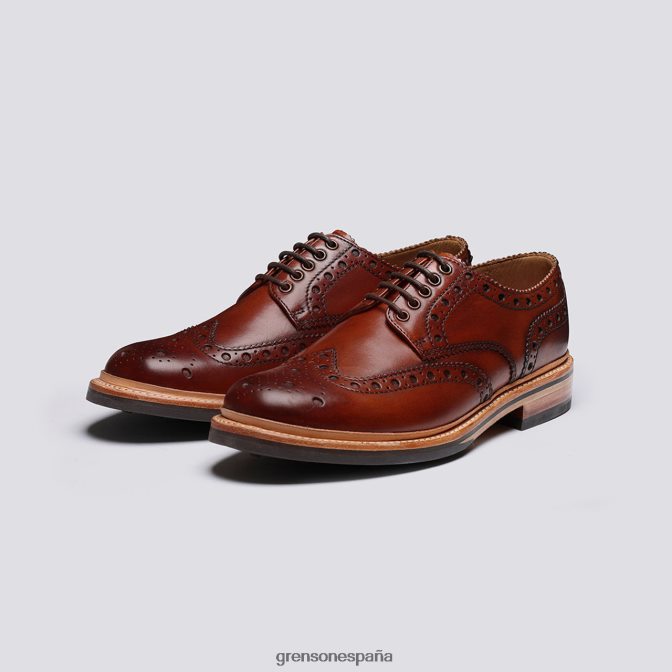 Grenson hombres Archie broncearse PB0FB116 zapatos brogue