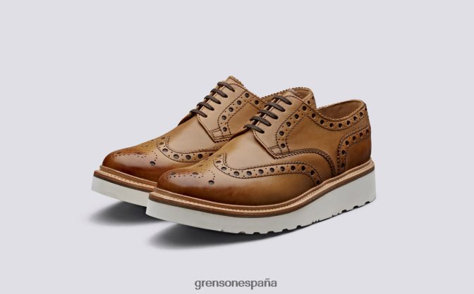 Grenson hombres Archie broncearse PB0FB118 zapatos brogue