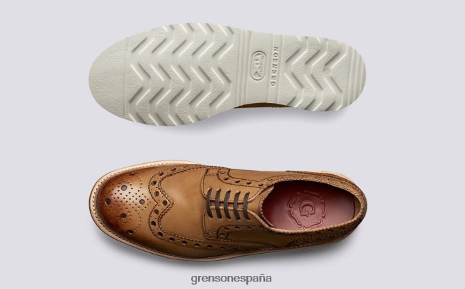 Grenson hombres Archie broncearse PB0FB118 zapatos brogue