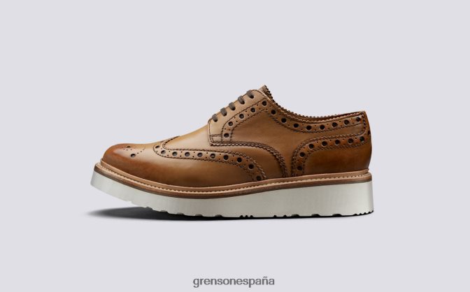 Grenson hombres Archie broncearse PB0FB118 zapatos brogue