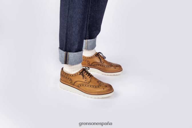 Grenson hombres Archie broncearse PB0FB118 zapatos brogue