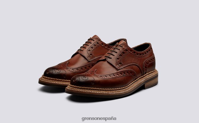 Grenson hombres Archie broncearse PB0FB119 zapatos brogue