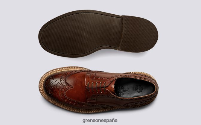 Grenson hombres Archie broncearse PB0FB119 zapatos brogue