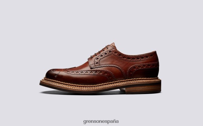 Grenson hombres Archie broncearse PB0FB119 zapatos brogue
