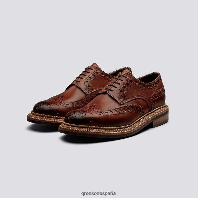 Grenson hombres Archie broncearse PB0FB119 zapatos brogue