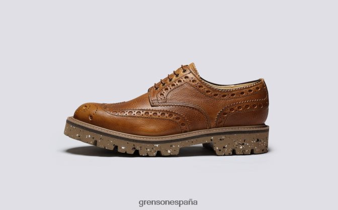 Grenson hombres Archie marrón PB0FB109 zapatos brogue