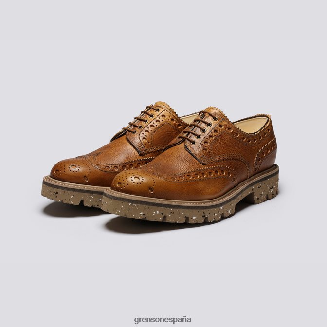 Grenson hombres Archie marrón PB0FB109 zapatos brogue