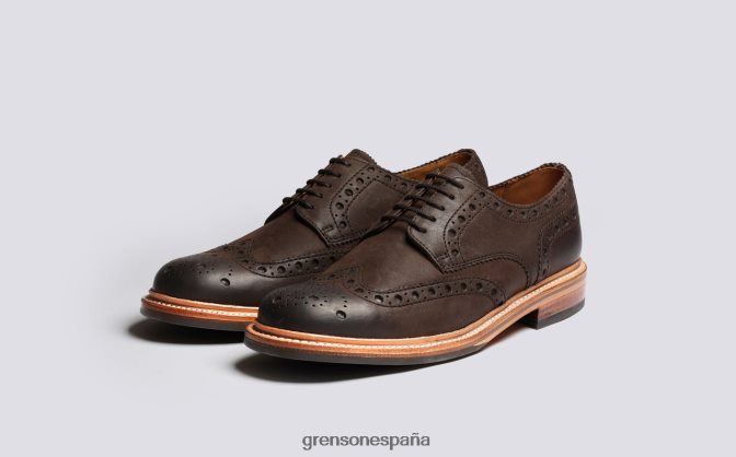 Grenson hombres Archie marrón PB0FB113 zapatos brogue