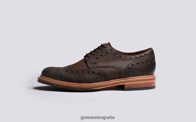 Grenson hombres Archie marrón PB0FB113 zapatos brogue