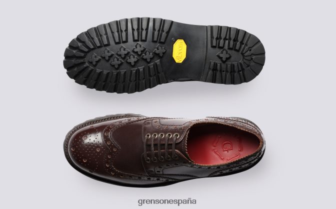 Grenson hombres Archie marrón PB0FB114 zapatos brogue