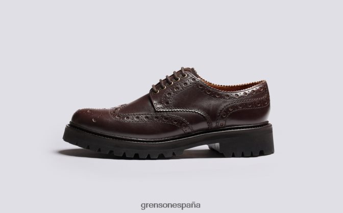 Grenson hombres Archie marrón PB0FB114 zapatos brogue
