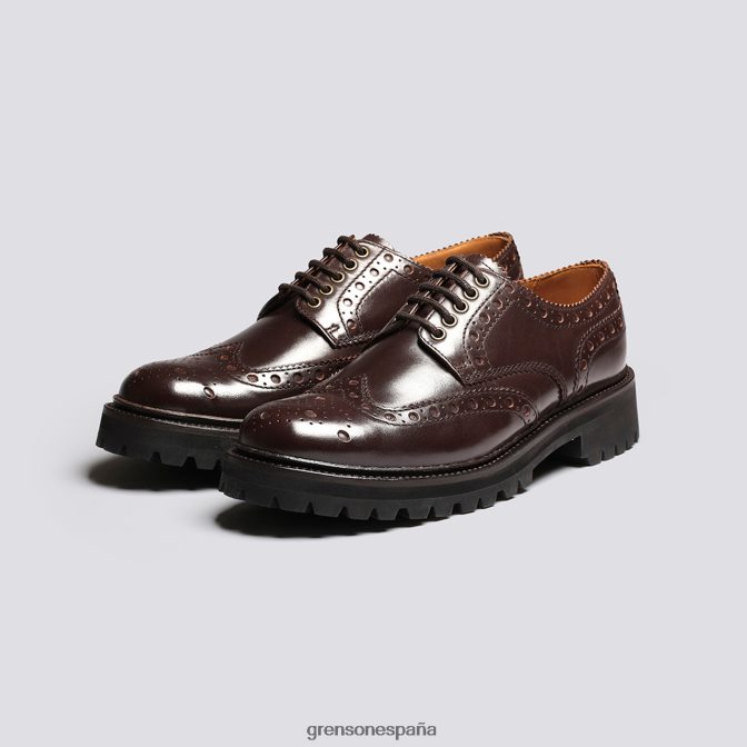 Grenson hombres Archie marrón PB0FB114 zapatos brogue