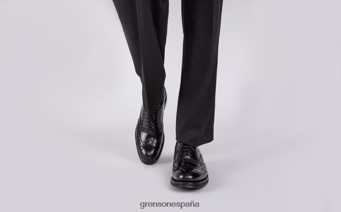 Grenson hombres anderson negro PB0FB123 zapatos brogue